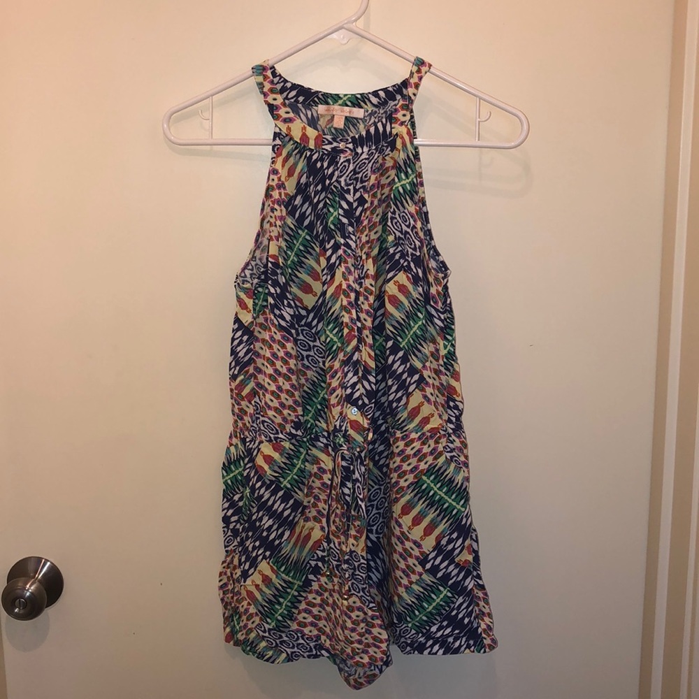 Fun Pastel Print Romper